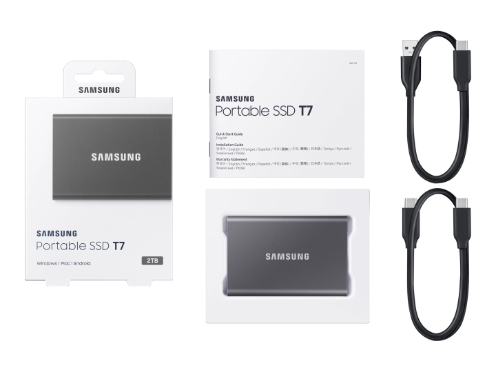 Portable SSD T7 SSD MU-PC2T0T USB 3.2 Gen 2
