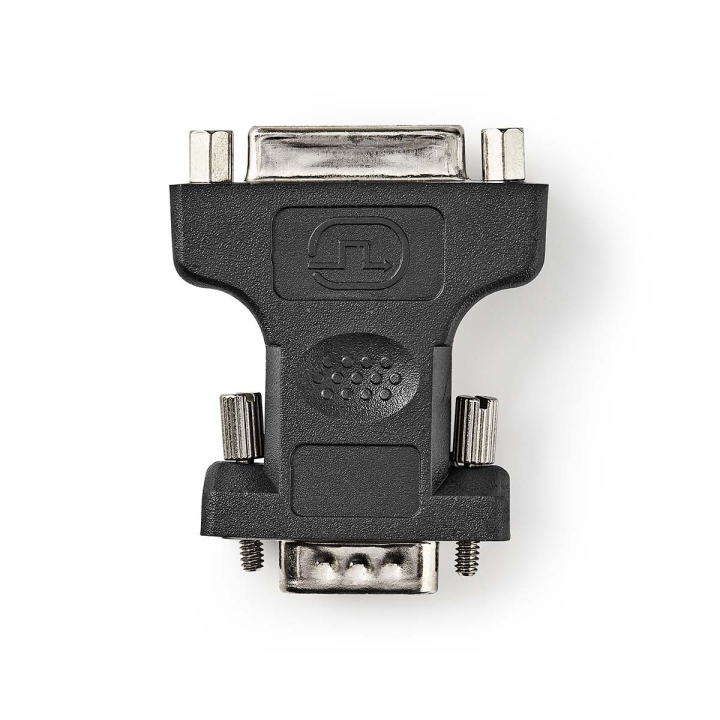 Nedis VGA-adapter | VGA Hane | DVI-I 24+5-Pin Hona | Nickelplaterad | Rak | ABS / Metall