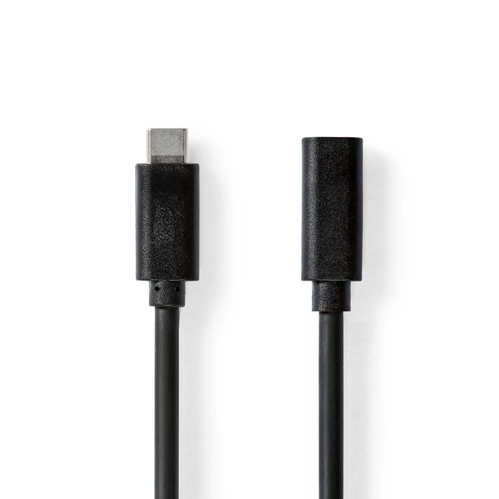 Nedis USB-kabel | USB 3.2 Gen 1 | USB-C™ Hane | USB-C™ Hona | 60 W | 4K@60Hz | 5 Gbps | Nickelplaterad | 2.00 m | Rund | PVC