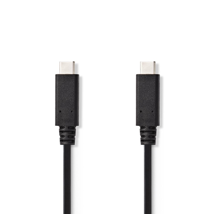 Nedis USB-kabel | USB 3.2 Gen 2 | USB-C™ Hane | USB-C™ Hane | 15 W | 10 Gbps | Nickelplaterad | 1.00 m | Rund | PVC