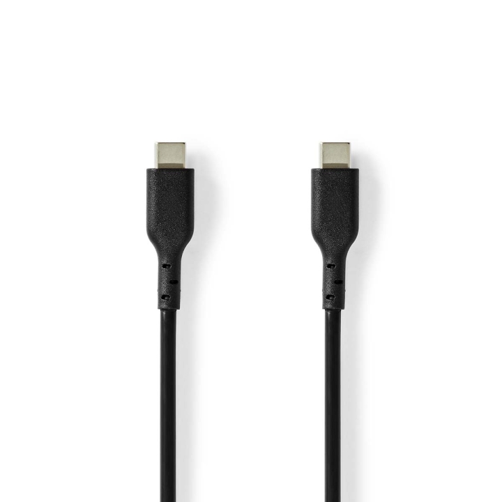 Nedis USB-kabel | USB 2.0 | USB-C™ Hane | USB-C™ Hane | 240 W | 480 Mbps | Nickelplaterad | 2.00 m | Rund | PVC