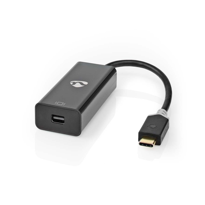 Nedis USB-C™ Adapter | USB 3.2 Gen 1 | USB-C™ Hane | Mini DisplayPort Hona | 0.20 m | Rund | Guldplaterad | PVC
