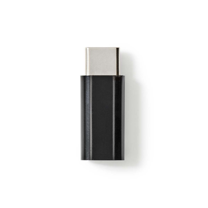 Nedis USB-C™ Adapter | USB 2.0 | USB-C™ Hane | USB Micro-B Hona | 480 Mbps | Rund | Nickelplaterad