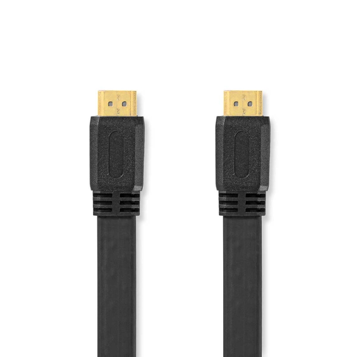 Nedis High Speed ​​HDMI ™ kabel med Ethernet | HDMI™ Kontakt | HDMI™ Kontakt | 4K@30Hz | 10.2 Gbps | 2.00 m | Platt | PVC