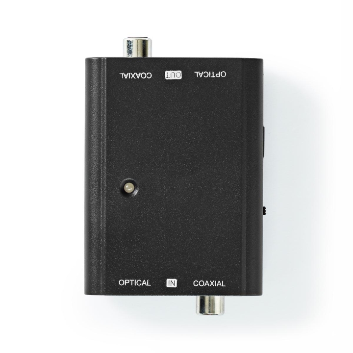 Nedis Digital Audio Omvandlare | Tvåvägs | Ingång för audio/video/dataanslutningar: 1x S/PDIF (RCA) Female / 1x Toslink Female | Audio / video / dataanslutningar utgång: 1x S/PDIF (RCA) Female / 1x TosLink Female