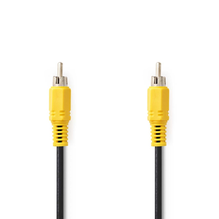 Nedis Komposit videokabel | RCA Hane | RCA Hane | Nickelplaterad | 480p | 2.00 m | Rund | PVC
