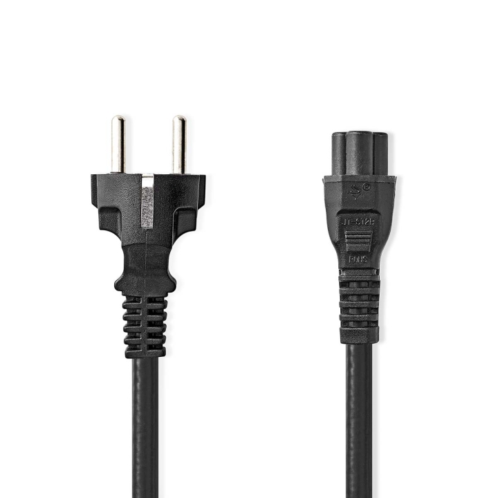 Nedis Strömkabel | Strömkontakt Hane | IEC-320-C5 | Rak | Rak | Nickelplaterad | 5.00 m | Rund | PVC