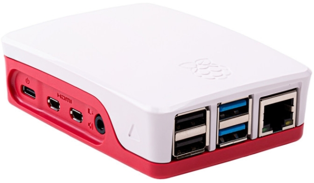 Raspberry Pi plastfodral för Raspberry Pi 4 B