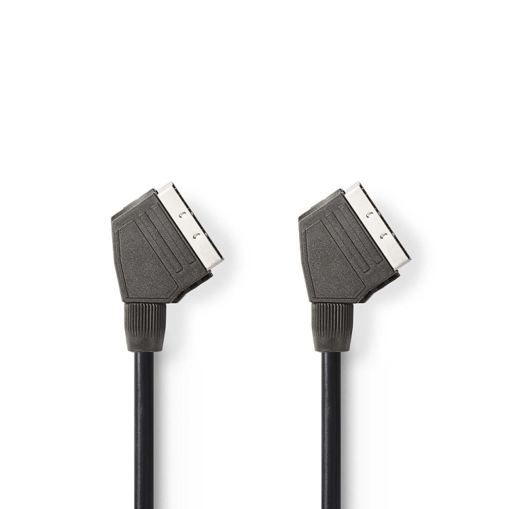 Nedis SCART-kabel | SCART Hane | SCART Hane | Nickelplaterad | 480p | 1.50 m | Rund | PVC