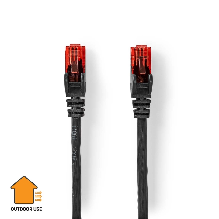 Nedis CAT6 Nätverkskabel | RJ45 hane | RJ45 hane | U/UTP | 20.0 m | Utomhus | Rund | PE