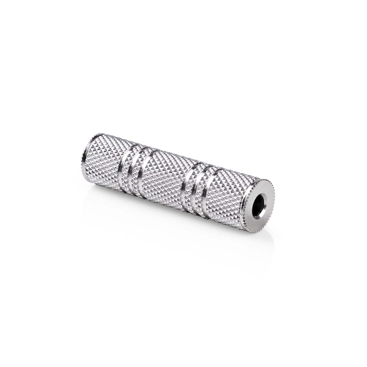 Nedis Stereo Audio Adapter | 3.5 mm Hona | 3.5 mm Hona | Nickelplaterad | Rak | Metall