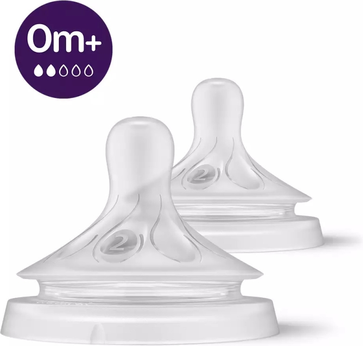 Avent SCY962/02 Natural Response flaskmatningsslang, flöde 2, 0 månader+, förpackning om 2