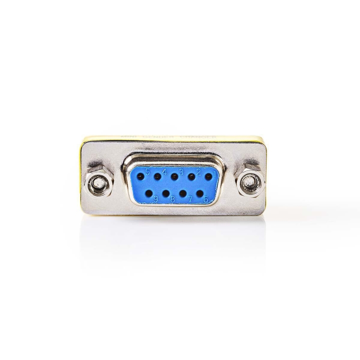Nedis Serial adapter | Adapter | D-SUB 9-Pin Hona | D-SUB 9-Pin Hona | Nickelplaterad