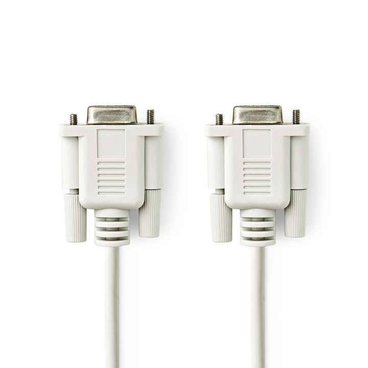 Nedis Nollmodemkabel | D-SUB 9-Pin Hona | D-SUB 9-Pin Hona | Nickelplaterad | 2.00 m | Rund | PVC