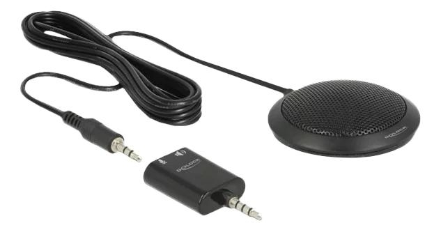 DeLOCK Condenser Table Mic omnidirectional conf 3.5mm stereo jack