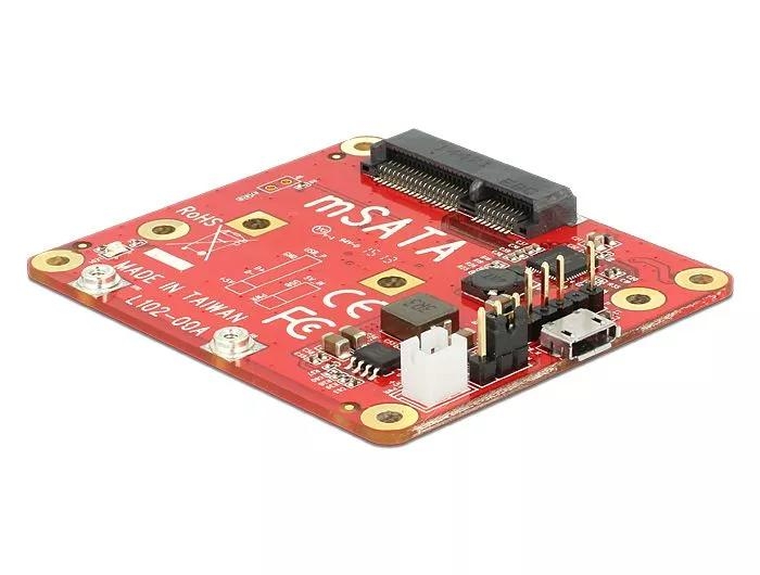 DeLOCK Raspberry mSATA module, Type Micro-B, incl. mounting kit