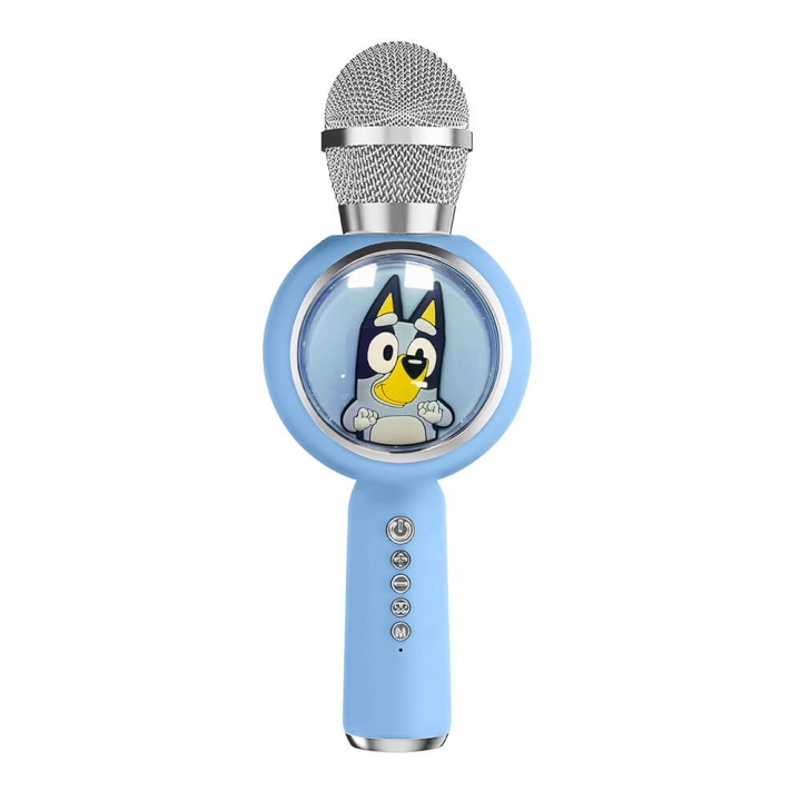 BLUEY Karaoke Mikrofon PopSing med LED