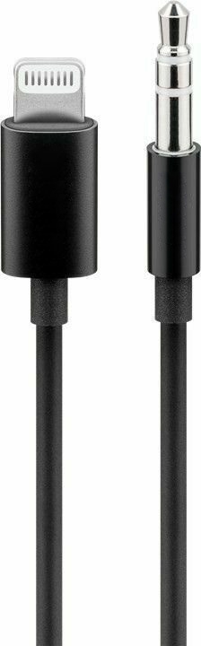 Goobay AUX Lightning - 3,5 mm ljudkabel, 1m