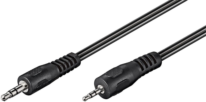 Goobay 2,5mm hane - 3,5mm hane ljudkabel, 2 m