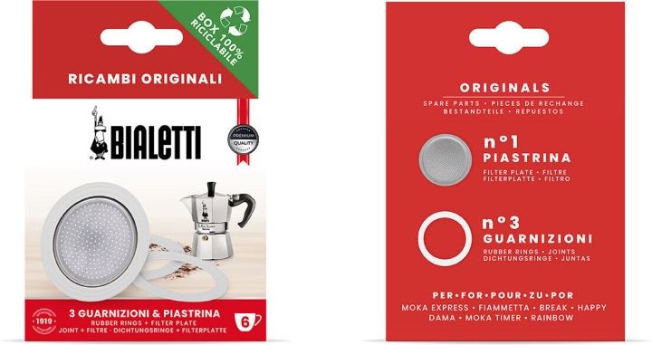 Bialetti reservdelssats, Moka Express 6