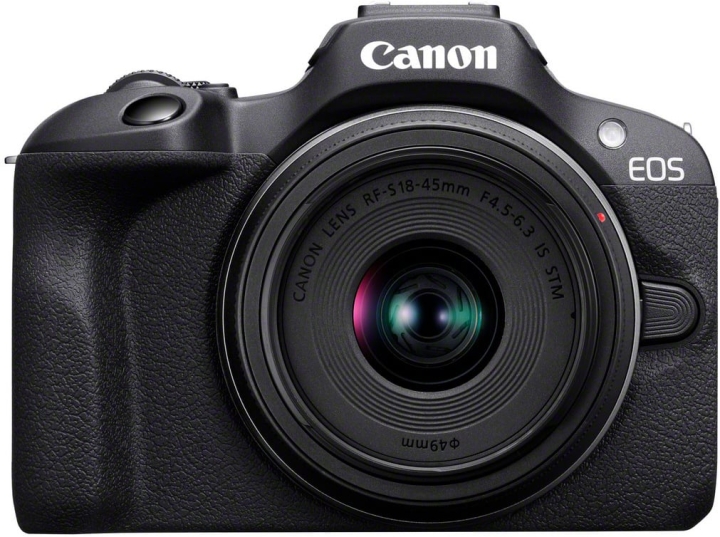 Canon EOS R100 mikro systemkamera + 18-45 mm IS STM-objektiv