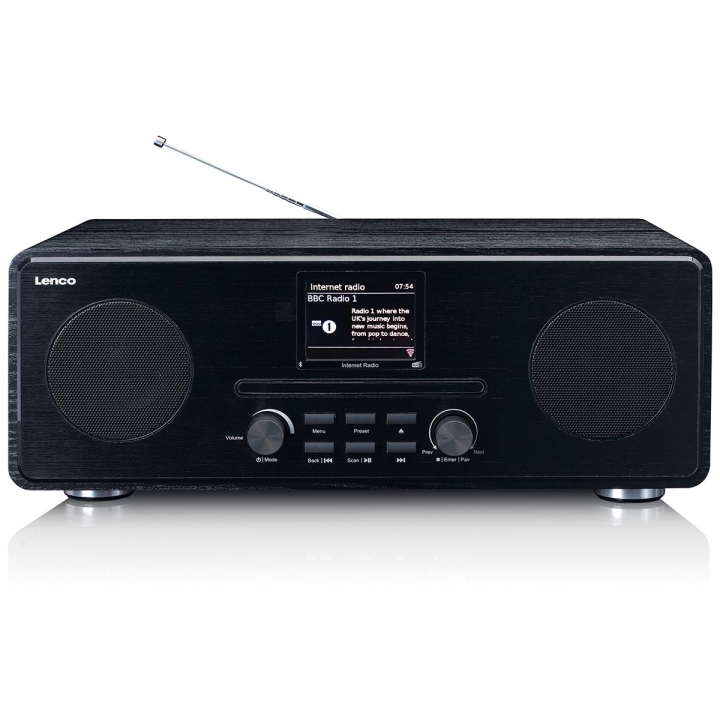 Lenco Internet / DAB+ / FM-radio med CD-spelare och Bluetooth®