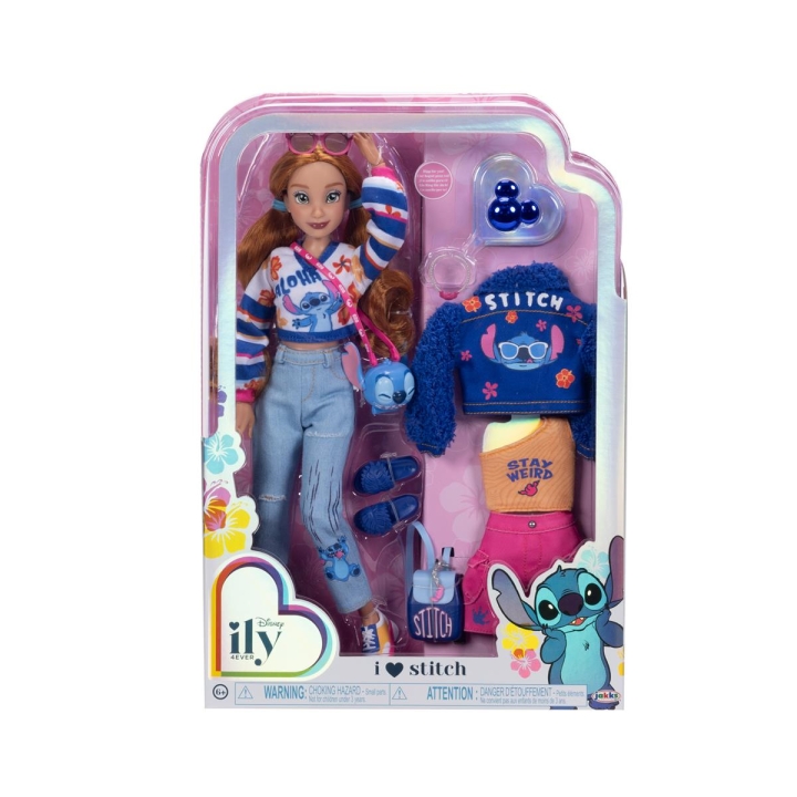JAKKS Pacific Disney ily 4EVER Modedocka med extra mode inspirerad av Stitch (2024)