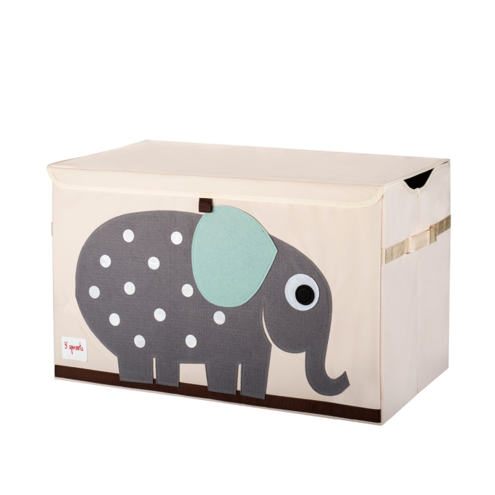3 Sprouts Leksakskista - Grå elefant