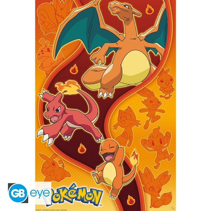 Abysse POKEMON - Poster Maxi 91.5x61 - Eldtyp