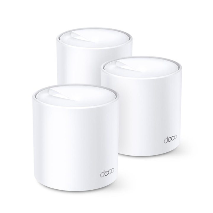 TP-Link Deco X20 (3-pack) Wi-Fi 6 AX1800 Wi-Fi-system med nät för hela hemmet