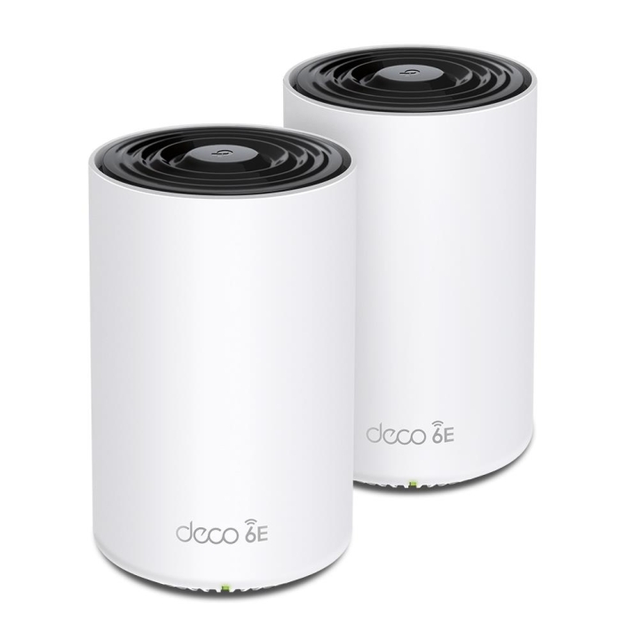 TP-Link Deco XE75 (2-pack) Wi-Fi 6E AXE5400 Wi-Fi-system med nät för hela hemmet