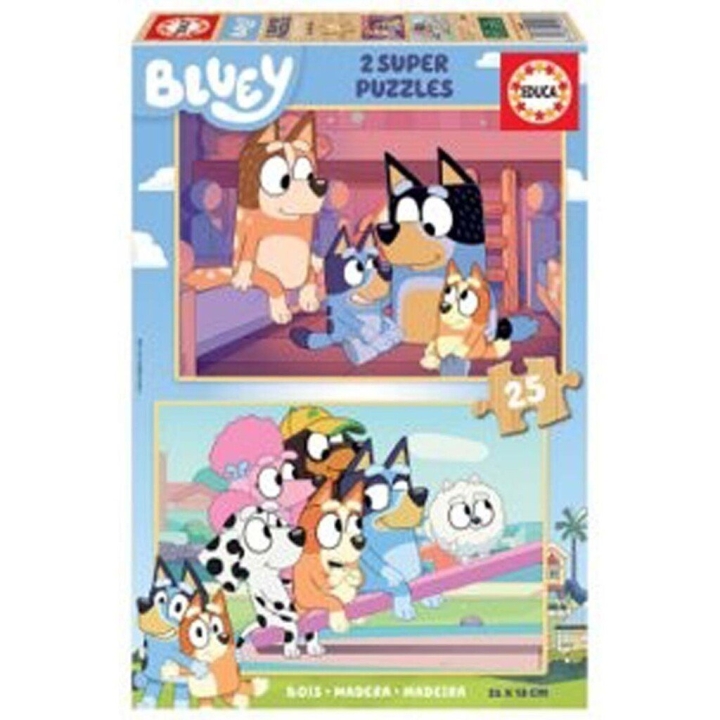 Educa Bluey 2 X 25 pussel - Trä ( 80-19407)
