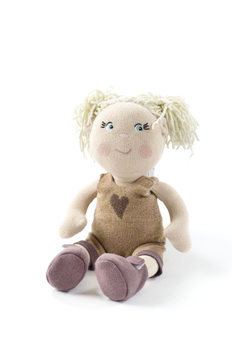 Smallstuff Stickad docka 30 cm - Olivia
