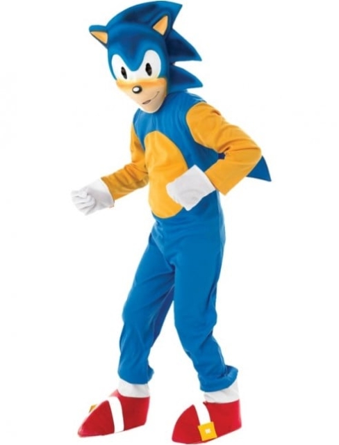 Rubies Klassisk dräkt - Sonic (104 cm)