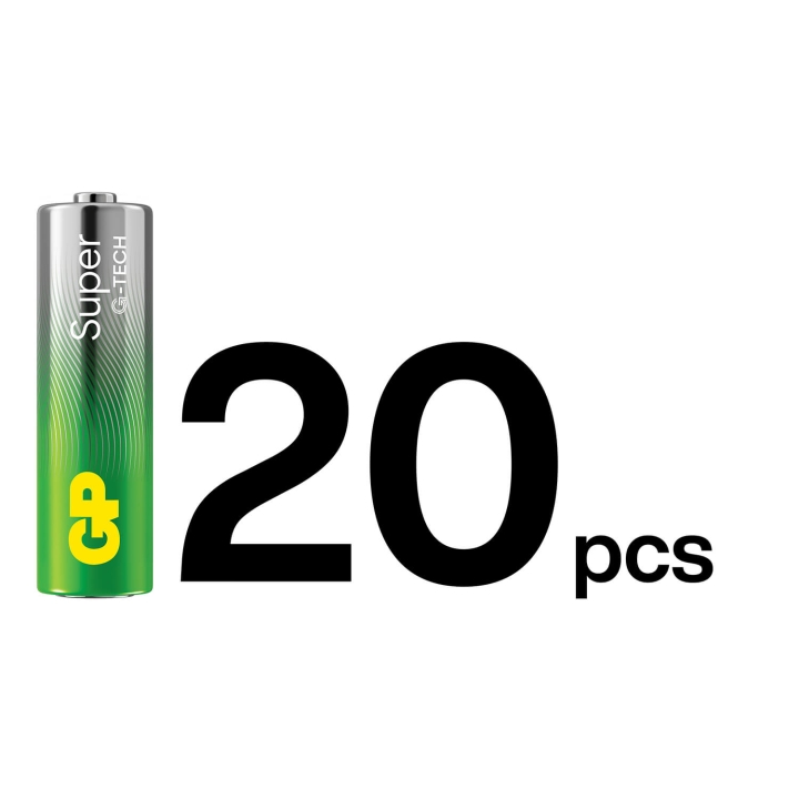 GP Batteri Super Alkaline AA LR6 20-Pack