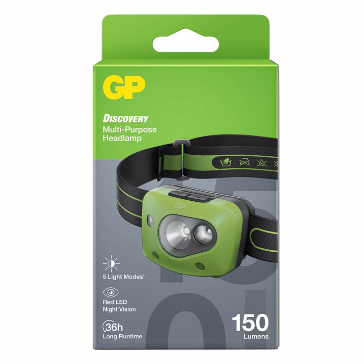 GP Pannlampa Discovery CH43 150lm