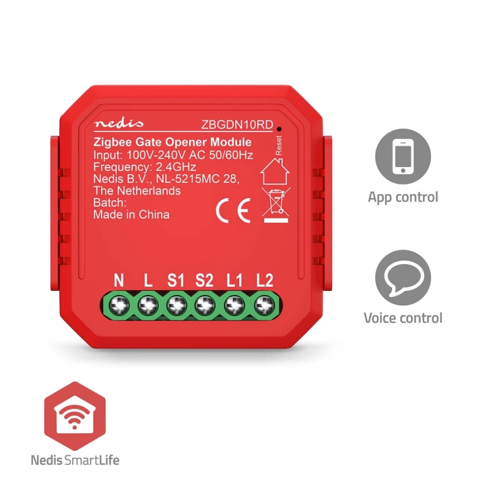 Nedis SmartLife Inbyggd Modul | Zigbee 3.0 | Garage Dörröppnare | 2.5 W