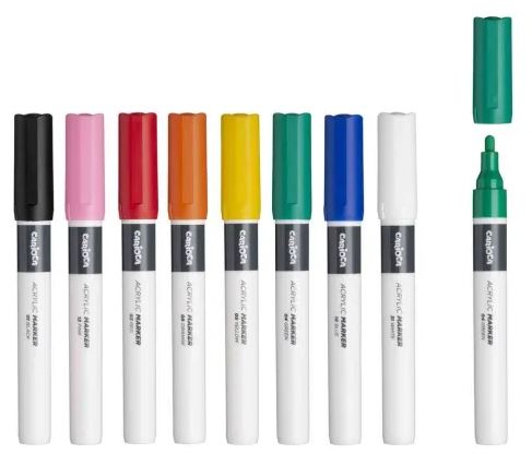 CARIOCA Plus - Akrylpennor, 8 st (809309)