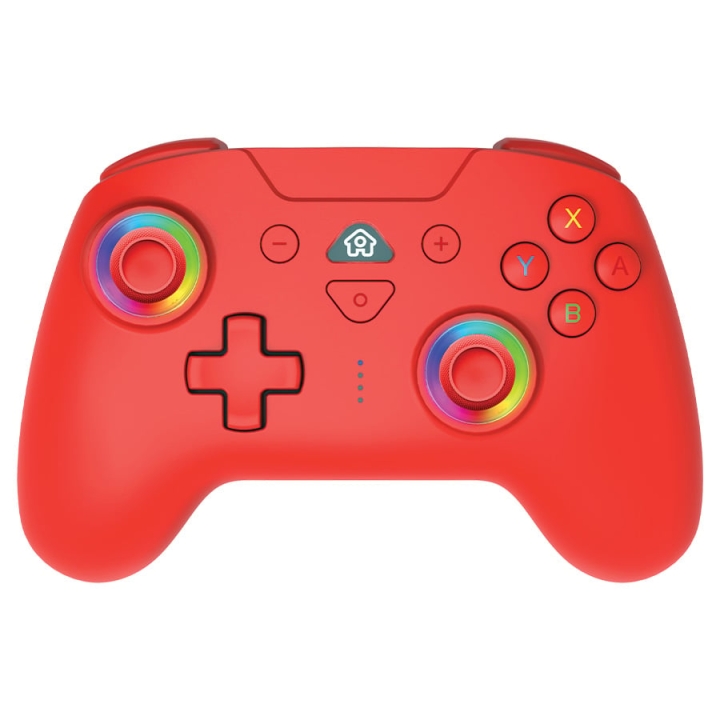 SuBsonic Trådlös Led-kontroll Röd - Nintendo Switch