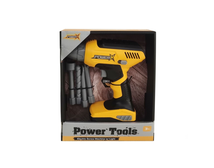 Power X Borrmaskin m/ljus (20355)