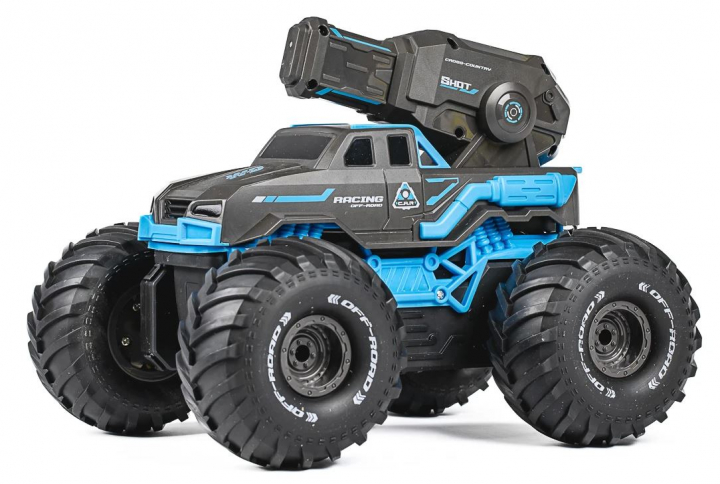 TEC-TOY Vattenskjutande R/C-bil 2,4GHz, 7,4V 500mAh - Blå (534647)