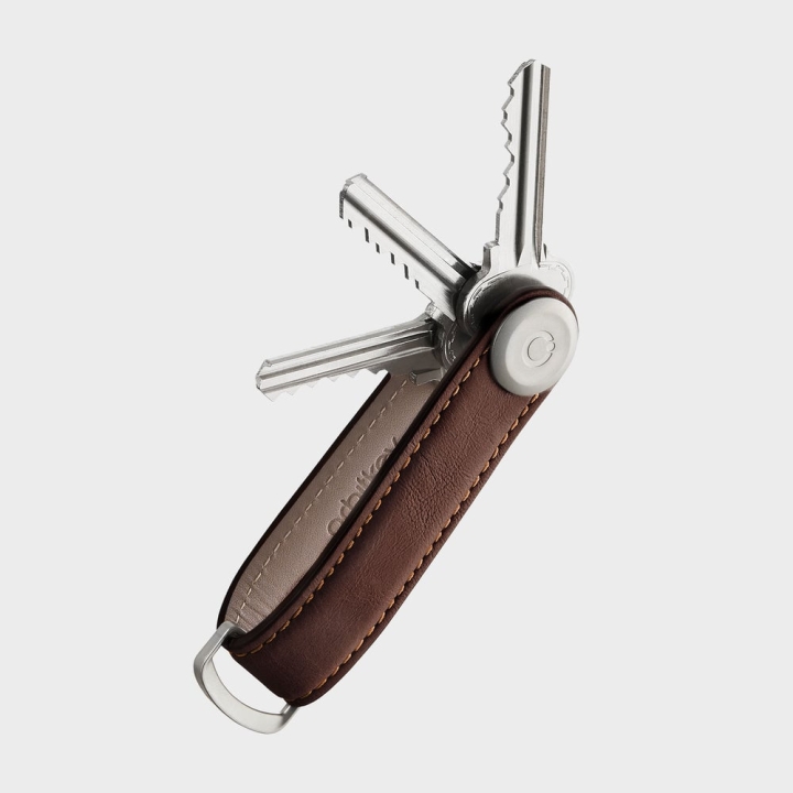 Orbitkey Nyckelhållare i läder - Espresso