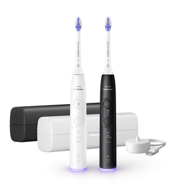 Sonicare White & Black elektriska tandborstar Serie 6500 HX7419/01
