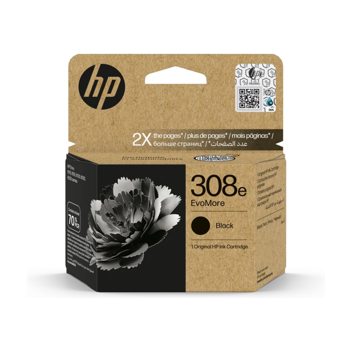 HP Bläck 7FP22UE 308e Svart