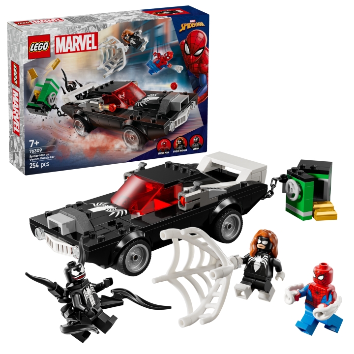 LEGO Superhjältar - Spider-Man vs. Venom muskelbil (76309)