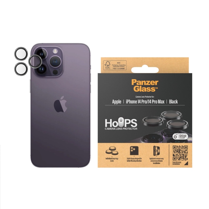 PanzerGlass Hoops kameralinsskydd iPhone 14 Pro/14 Pro Max