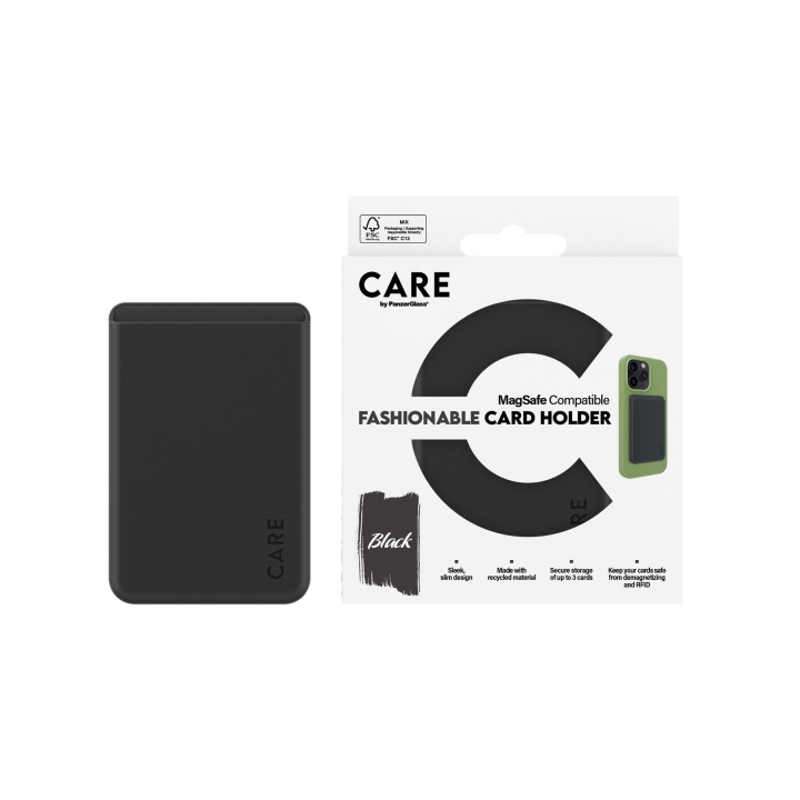 CARE by PanzerGlass - Korthållare - Svart - iPhone