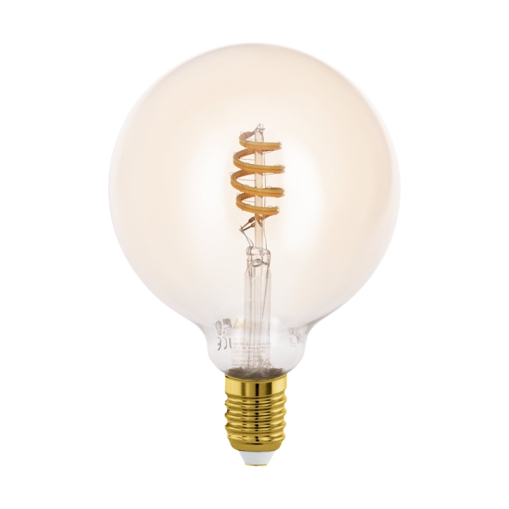 Eglo E27 G125 spiral, bärnstensfärgad - TW - Zigbee, Bluetooth