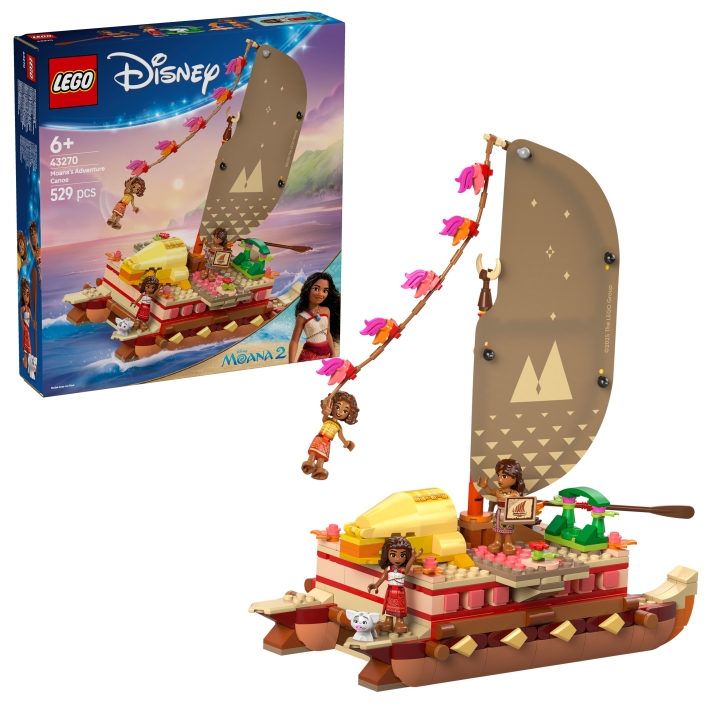 LEGO Disney Princess - Moana's Äventyr Kanot (43270)