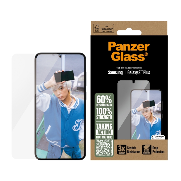 PanzerGlass - Skärmskydd Galaxy S25 Plus, UWF